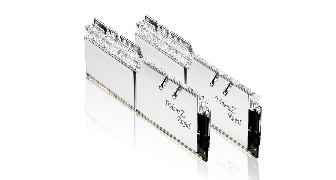 G.SKILL 32GB DDR4 3000MHz Kit(2x16GB) TridentZ Royal Silver