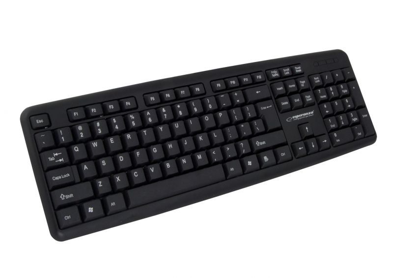 Esperanza Amarillo USB Keyboard Black UK