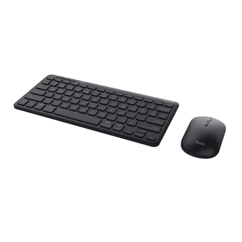 Trust Lyra Multi Device Wireless Keyboard & Mouse Black US