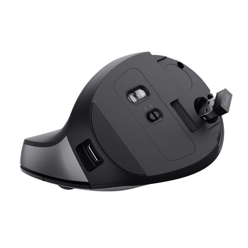 Trust Bayo II Ergonomic Wireless Mouse Black