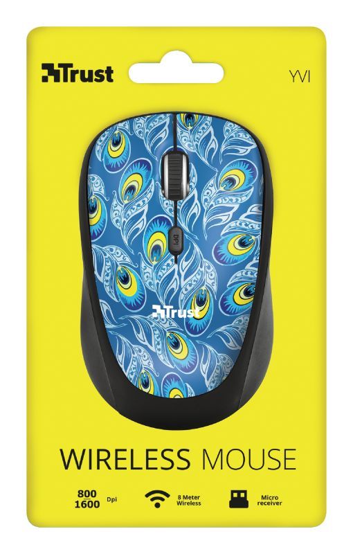 Trust Yvi wireless mouse Peacock