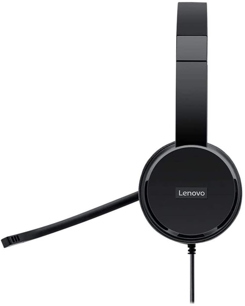 Lenovo 100 USB Stereo Headset Black