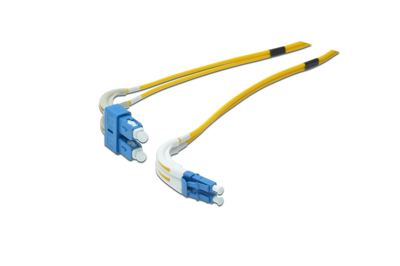 Digitus DK-2932-01 száloptikás kábel 1 M LC SC I-VH OS2 Yellow