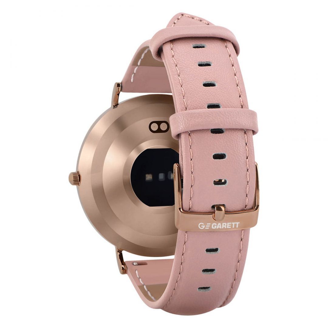 GARETT VERONA Smartwatch Gold Pink Leather