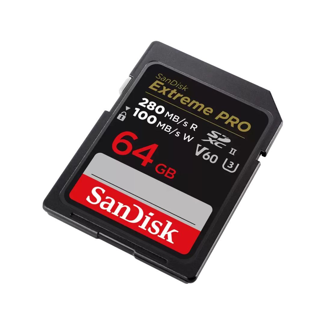 Sandisk 64GB SDXC Extreme Pro Class 10 UHS-II V60