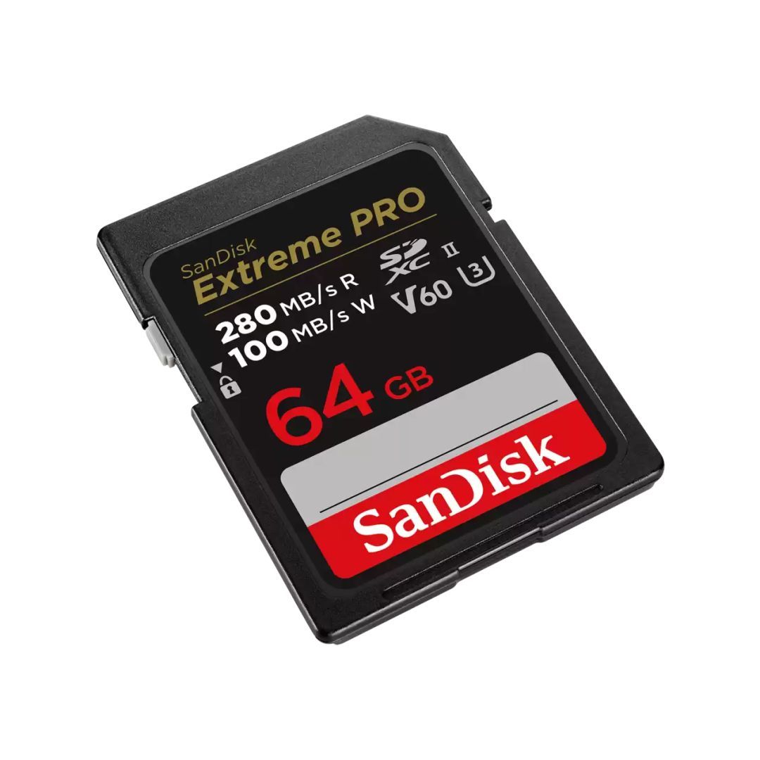 Sandisk 64GB SDXC Extreme Pro Class 10 UHS-II V60
