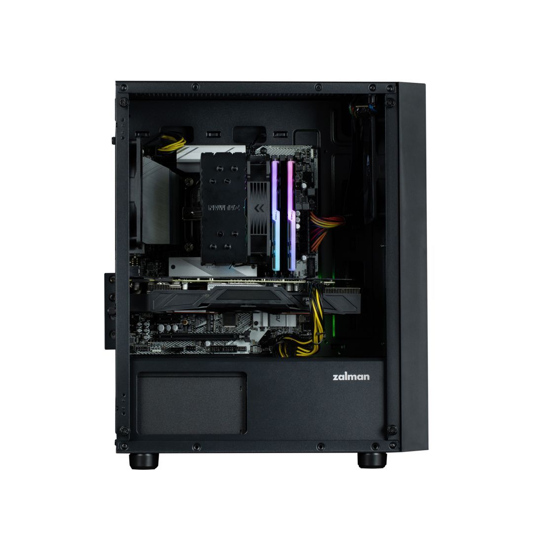 Zalman T3 Plus Tempered Glass Black