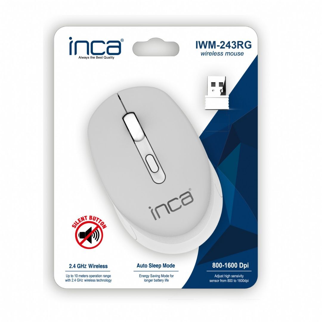 INCA IWM-243RG Wireless Mouse Grey