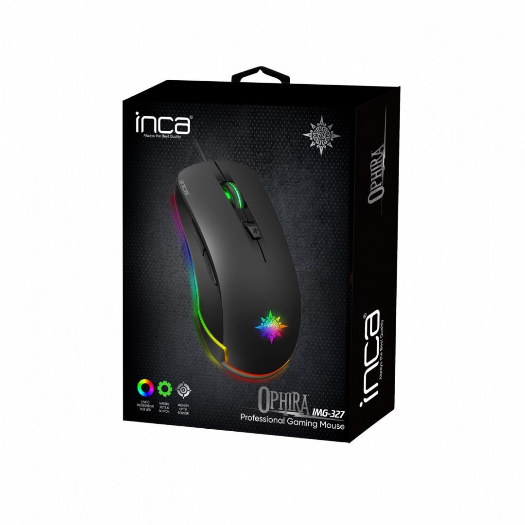 INCA IMG-327 Gaming Mouse Black