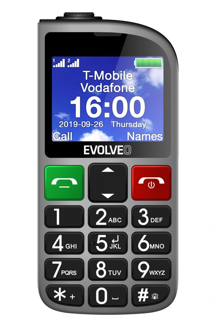 Evolveo EasyPhone EP-800 FD Silver