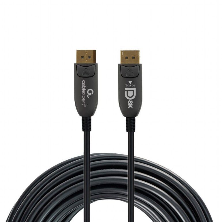 Gembird CC-DP8K-AOC-20M Active Optical (AOC) 8K DisplayPort cable AOC Premium Series 20m Black