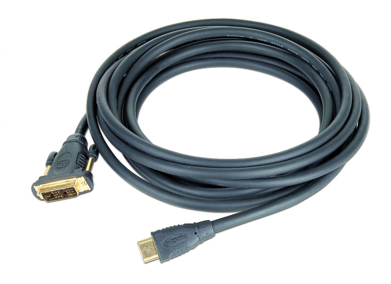 Gembird HDMI to DVI-D (Single Link) (18+1) cable 0,5m Black