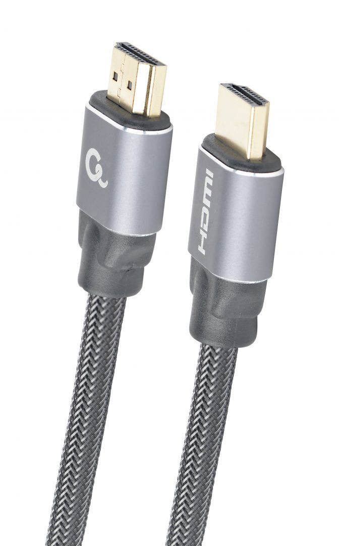 Gembird CCBP-HDMI-3M High speed HDMI with Ethernet Premium Series cable 3m Black/Grey
