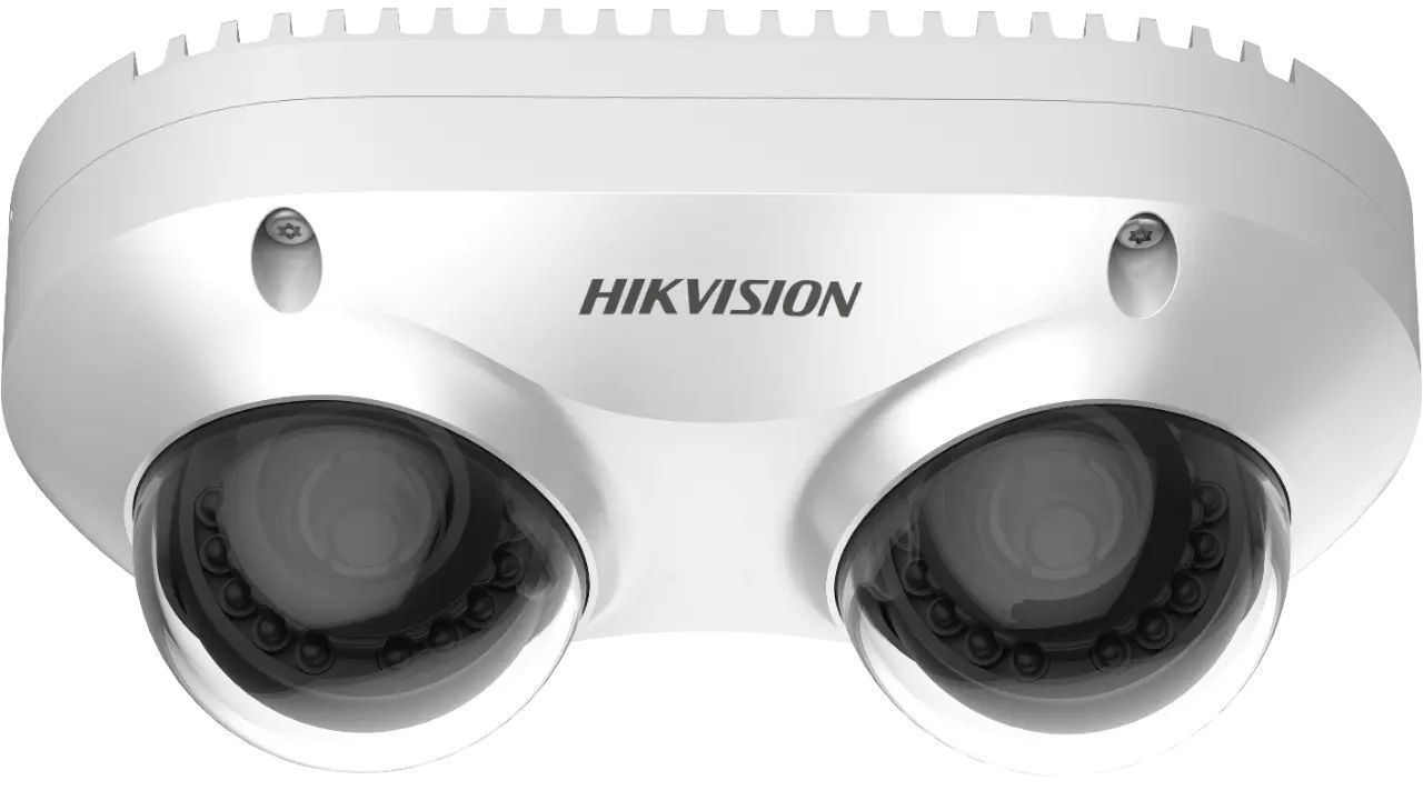 Hikvision PanoVu Dual-Directional 4 MP EXIR IP panorámakamera; hang I/O; riasztás I/O; mikrofon