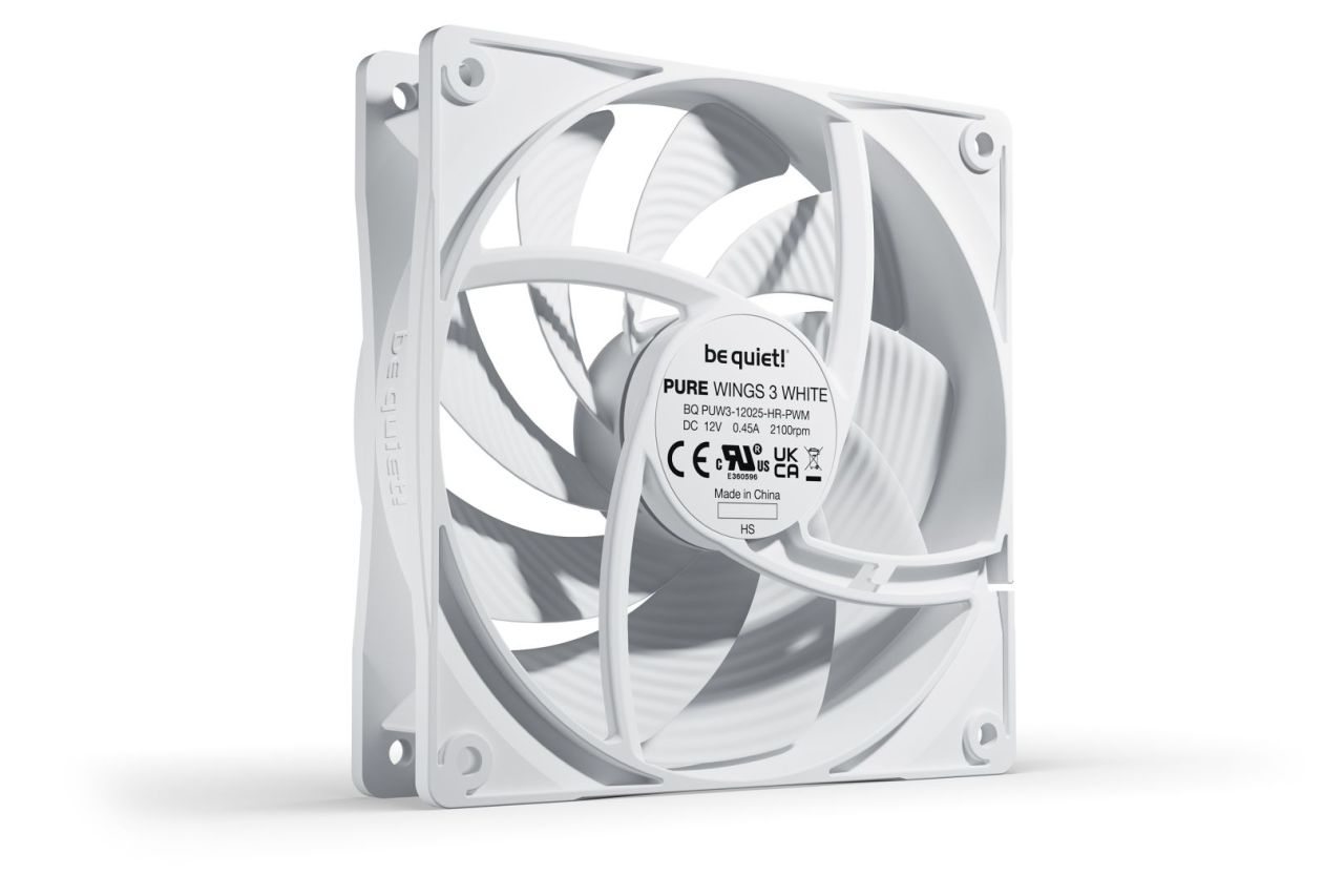Be quiet! Pure Wings 3 120mm PWM high-speed White