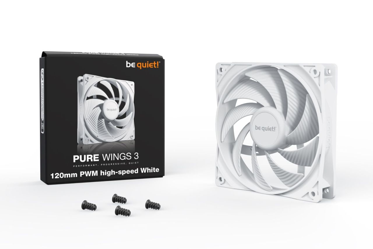 Be quiet! Pure Wings 3 120mm PWM high-speed White