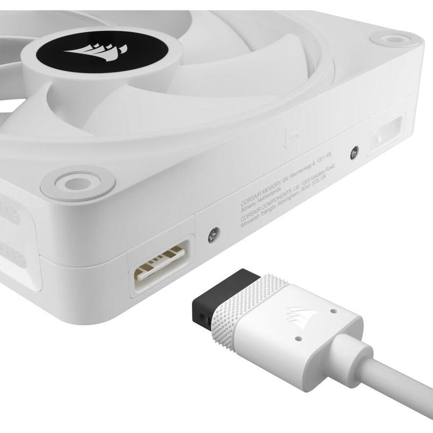 Corsair iCUE LINK QX120 RGB 120mm PWM PC Fan Expansion Kit White