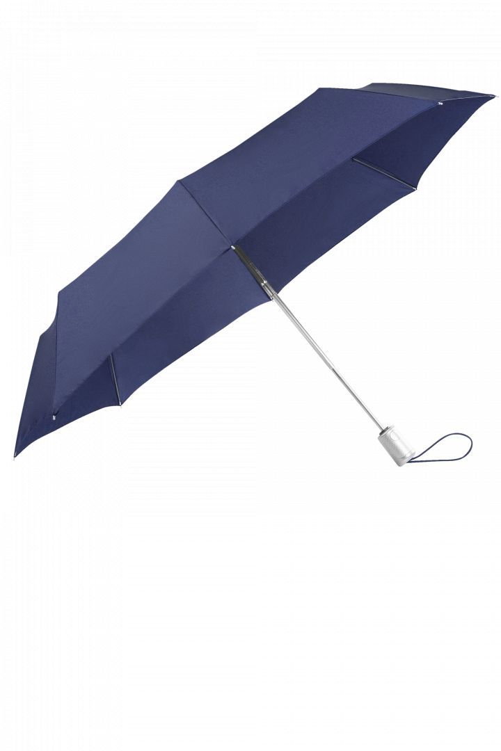 Samsonite Alu Drop S Safe 3 Sect. Umbrella Indigo Blue