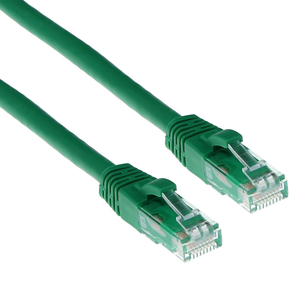 ACT CAT6A U-UTP Patch Cable 0,5m Green
