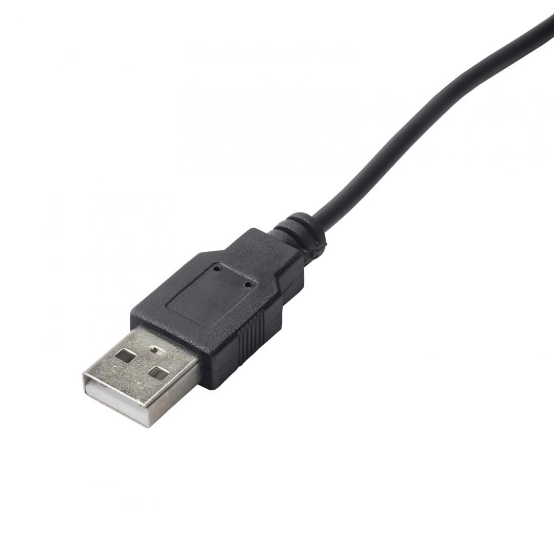 Akyga AK-DC-01 USB-A / DC 5,5 x 2,1mm cable 0,8m Black