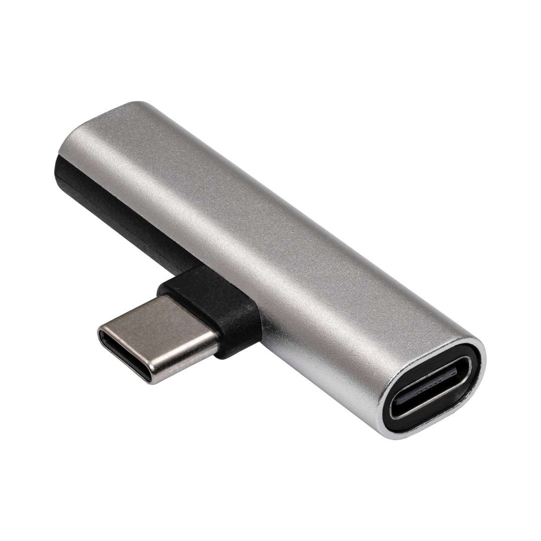 Akyga USB type C /USB type C /Jack 3.5mm adapter Grey