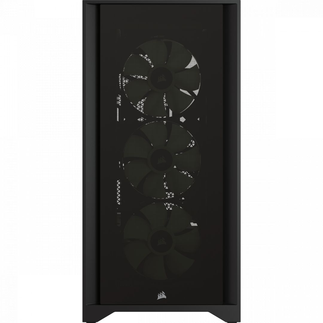 Corsair iCUE 4000X RGB Tempered Glass Black