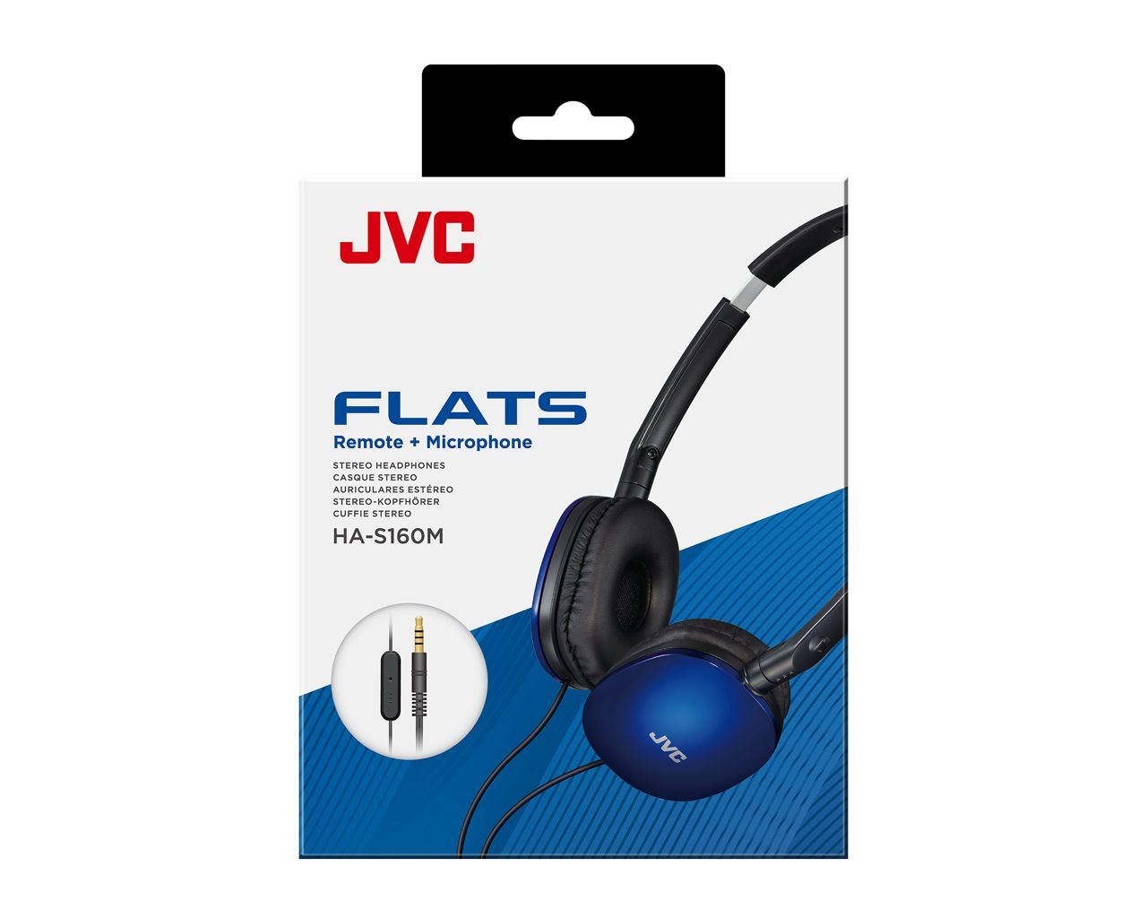 JVC HA-S160M-AU Headset Blue