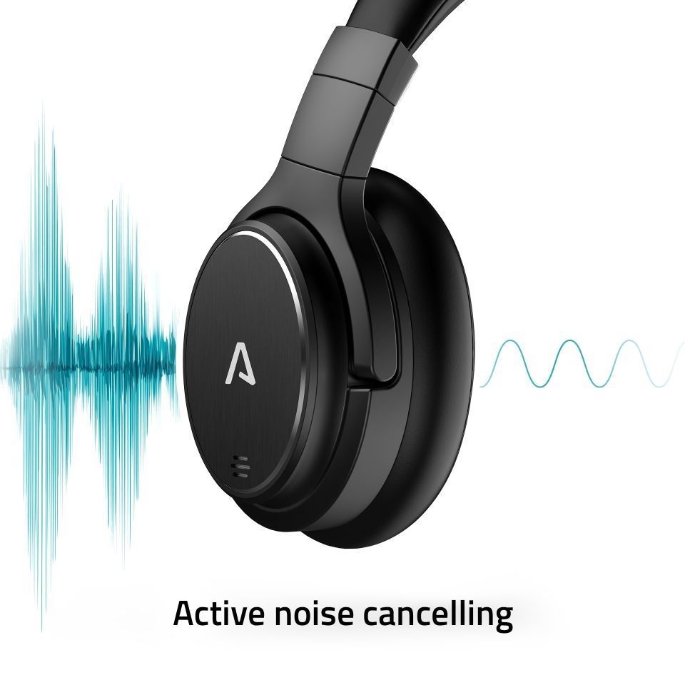 Lamax NoiseComfort ANC Wireless Bluetooth Headset Black