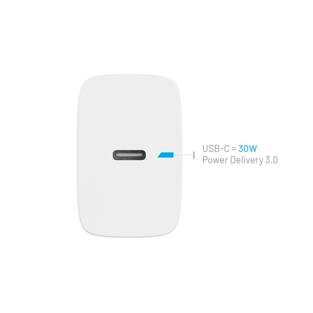 FIXED USB-C Travel Charger 30W White