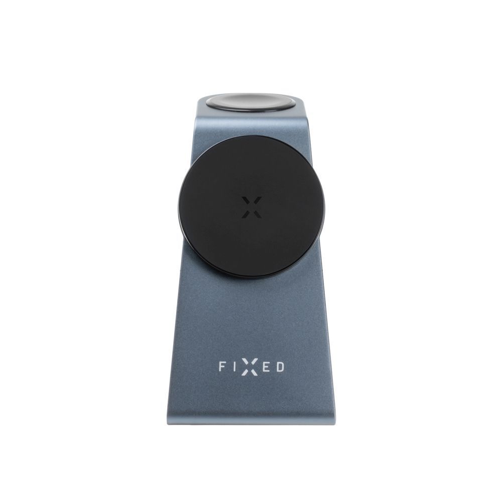 FIXED MagPowerstation Alu 3in1 wireless charging stand with MagSafe Space Gray