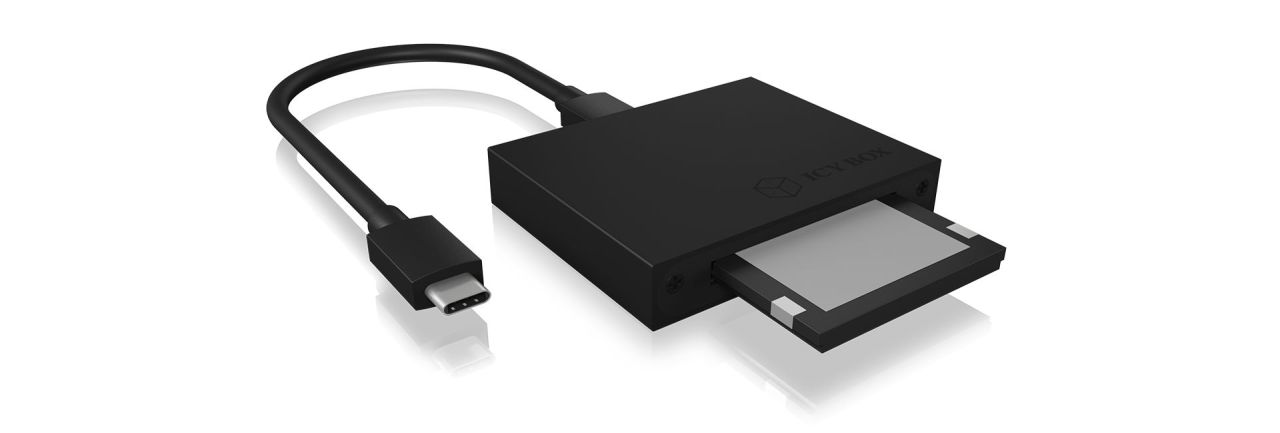 Raidsonic IcyBox IB-CR402-C31 External USB3.1 (Gen 2) Type-C CFast 2.0 Card Reader Black