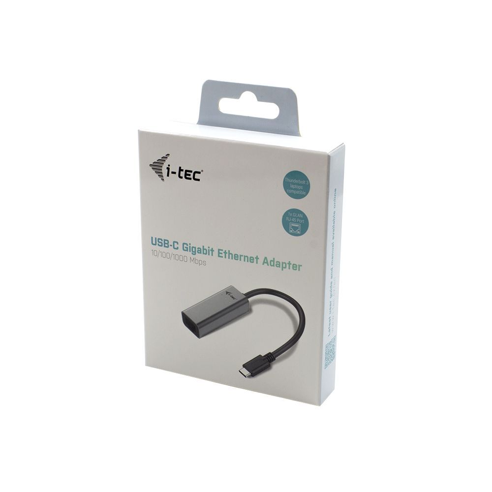 I-TEC USB-C Metal Gigabit Ethernet Adapter Grey