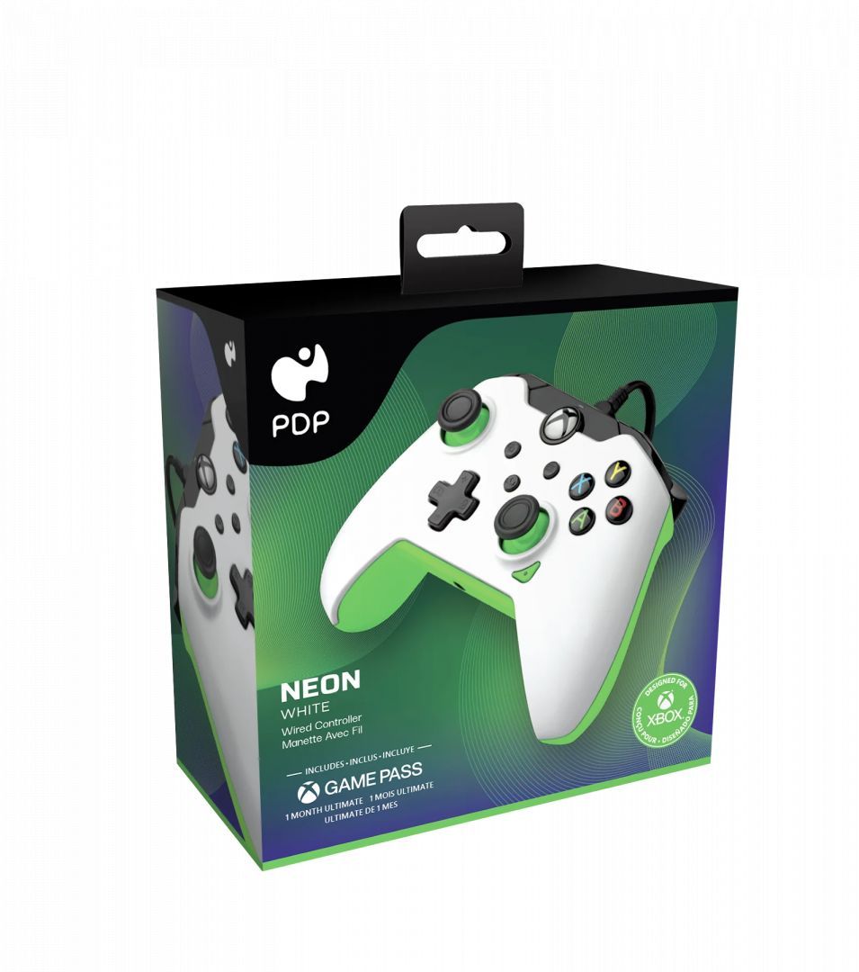 PDP Xbox Series X/S & PC USB Gamepad Neon White