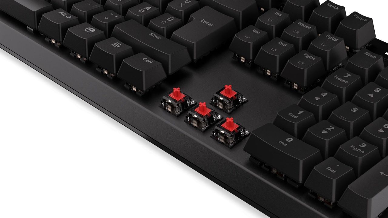 Endorfy Thock Kailh Red Switch RGB Gaming Mechanical Keyboard HU