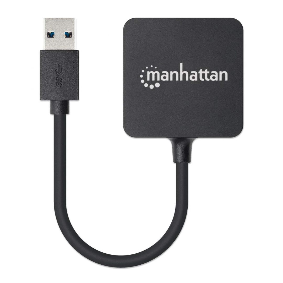 Manhattan SuperSpeed USB 3.0 Hub Black