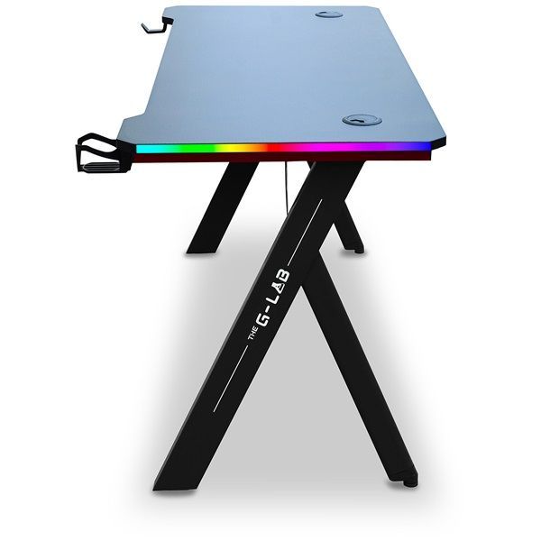 The G-Lab K-Desk-Sulfur RGB Gaming Desk Black