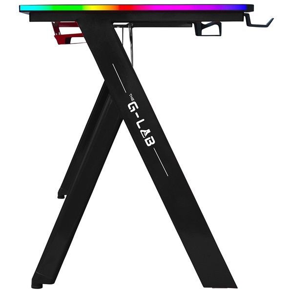 The G-Lab K-Desk-Sulfur RGB Gaming Desk Black