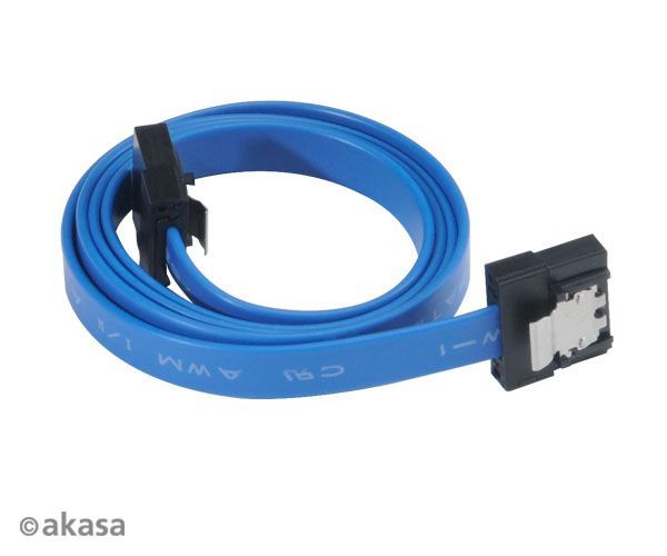 Akasa SATA Proslim cable 30cm Blue