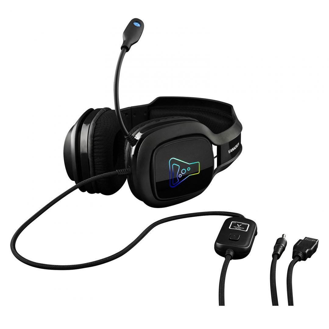 The G-Lab Korp Vanadium Gaming Headset Black