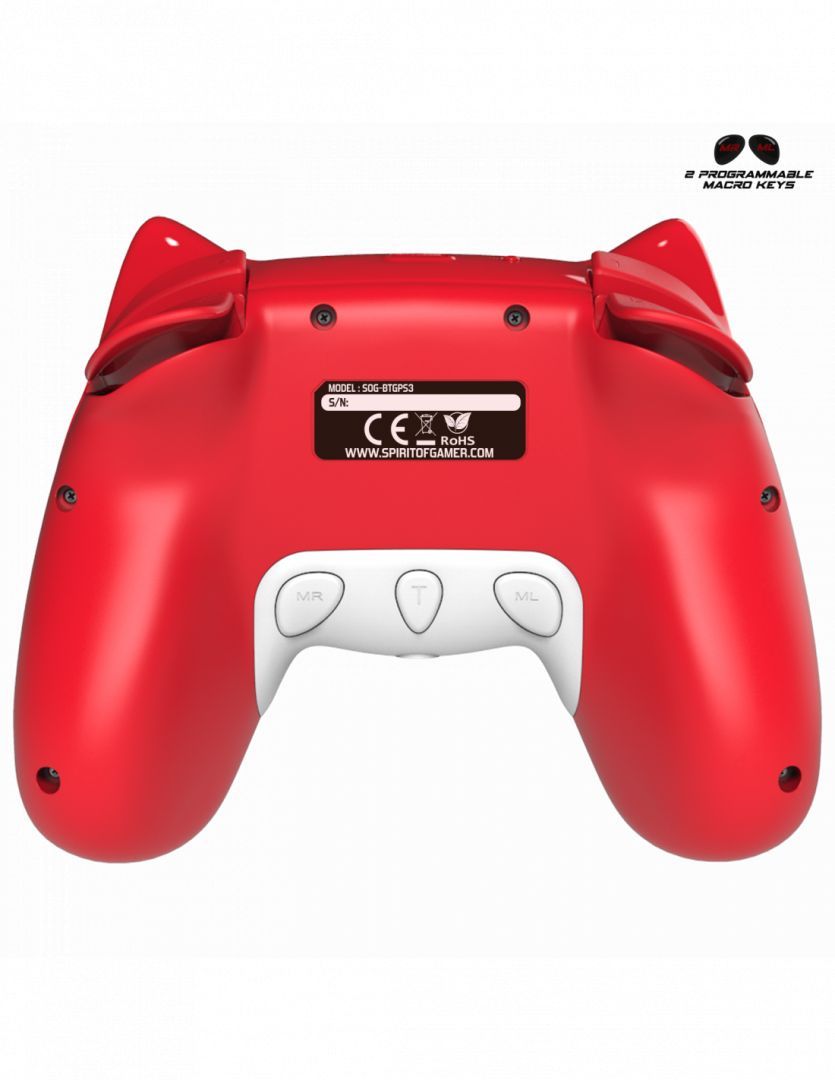 Spirit Of Gamer Mia Bluetooth Red/White