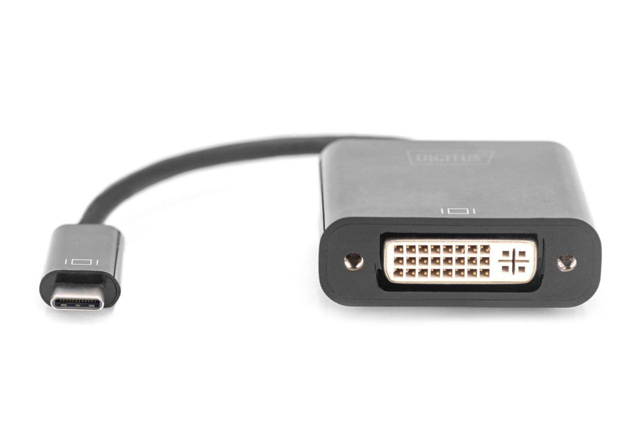 Digitus DA-70829 USB Type-C to DVI Graphics Adapter Black