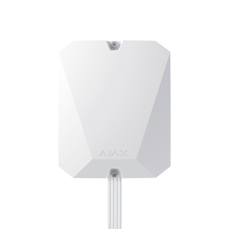 AJAX MultiTransmitter Fibra integrációs modul vezetékes eszközökhöz; fehér
