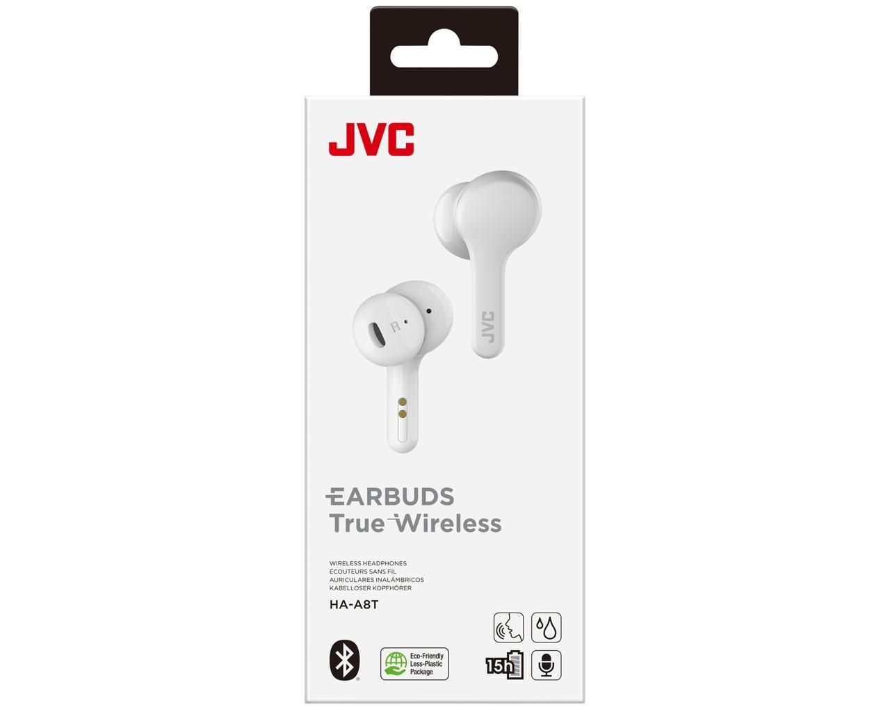 JVC HA-A8T-W Bluetooth Headset White