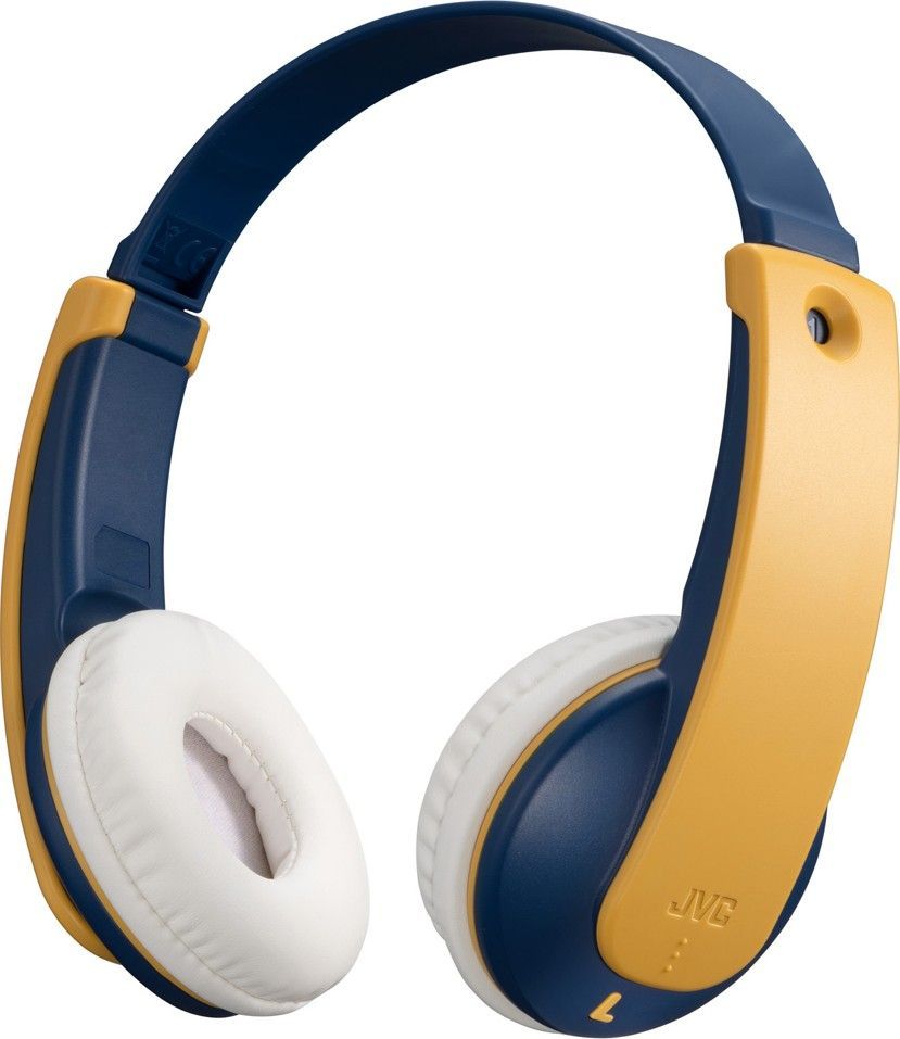 JVC HA-KD10W-Y Wireless Bluetooth Headphones for Kids Yellow/Blue