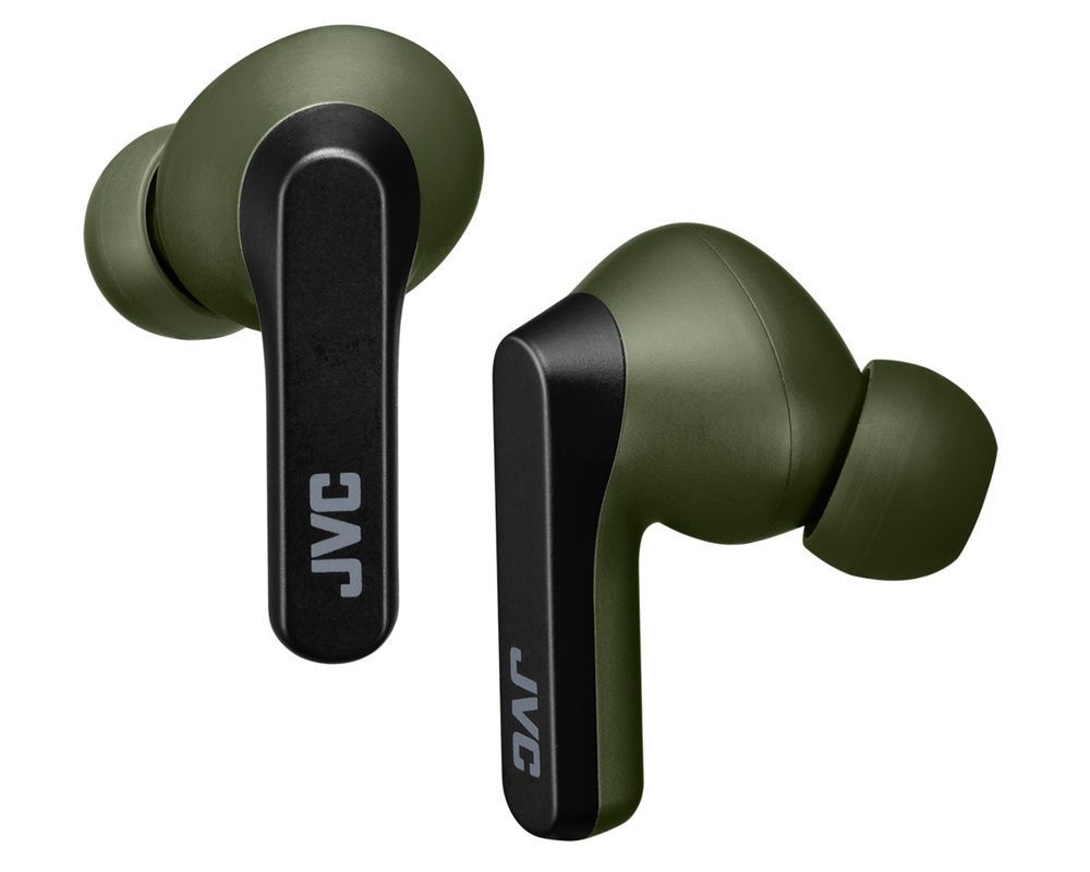 JVC HA-A9TG True Wireless Bluetooth Headset Military Green