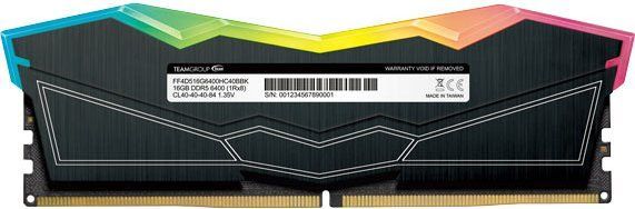 TeamGroup 32GB DDR5 6200MHz Kit(2x16GB) Delta RGB Black