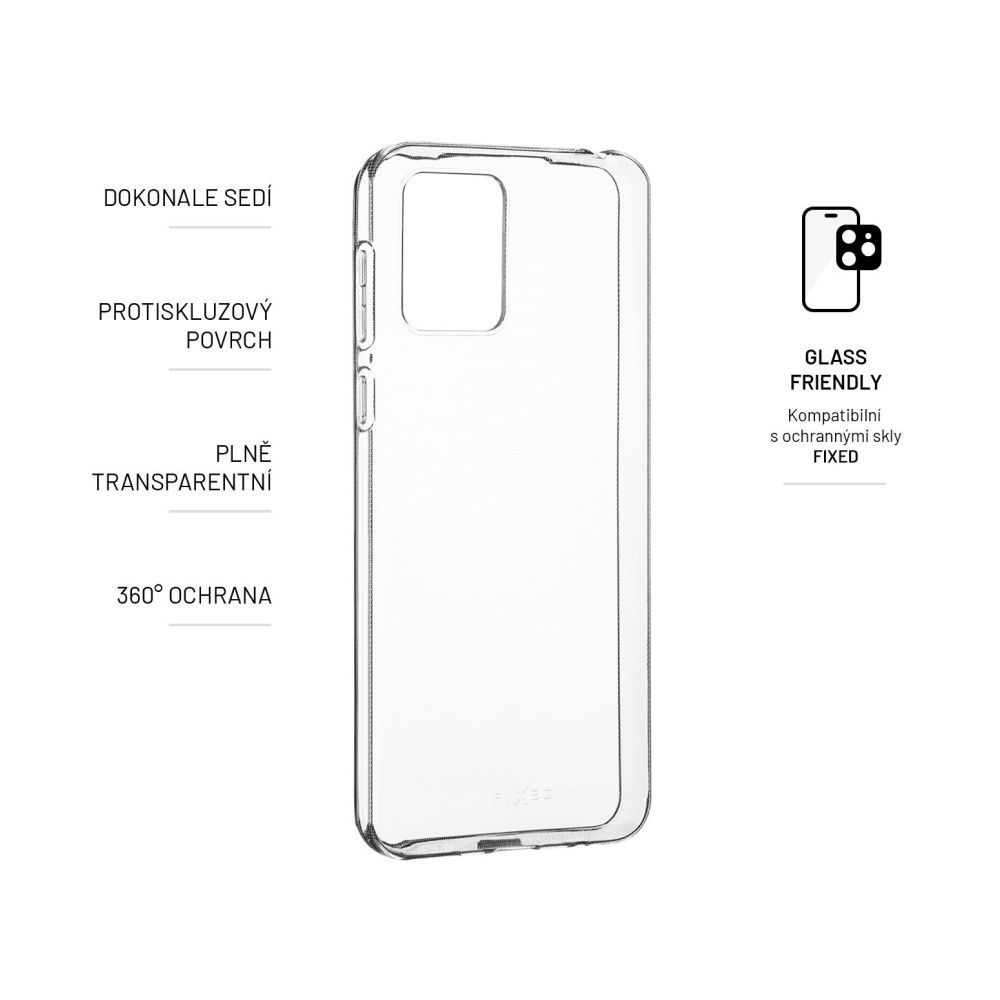 FIXED TPU Gel Case for Motorola Moto E13, clear