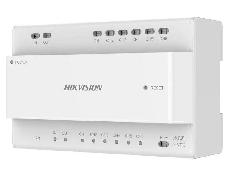 Hikvision Disztribútor soroló egység kétvezetékes IP kaputelefon-rendszerhez