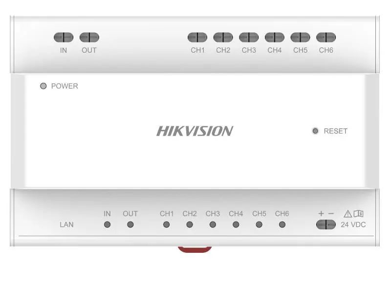 Hikvision Disztribútor soroló egység kétvezetékes IP kaputelefon-rendszerhez