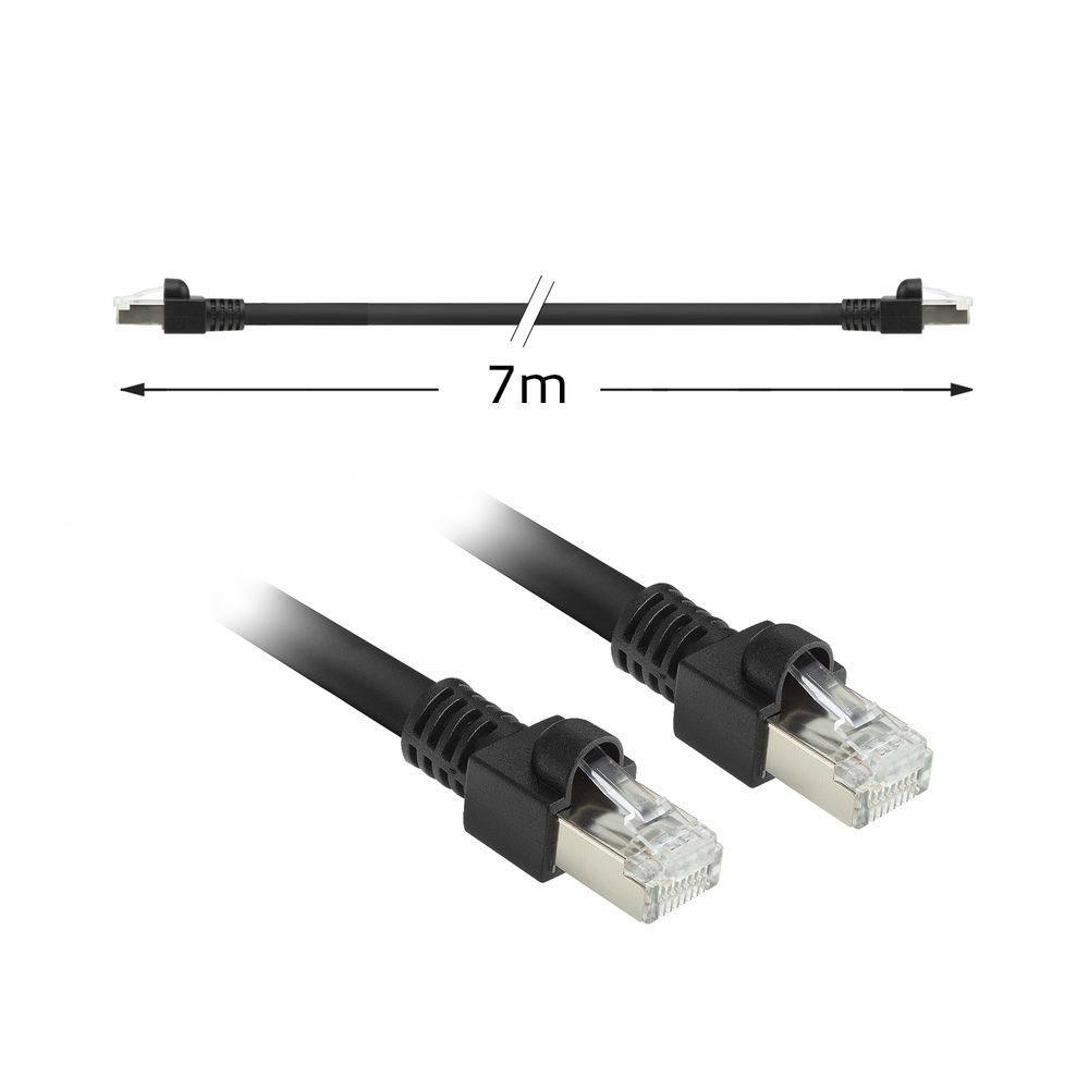 ACT CAT7 S-FTP Patch Cable 7m Black